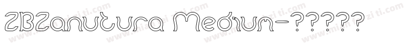 ZBZanutura Medium字体转换